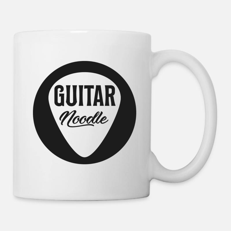 Guitar Noodle Round Logo - Mug - white