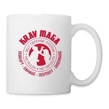 Krav Maga Self-Defense Israel Kapap - Mug - white - Right