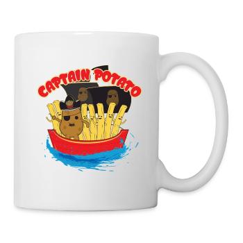 Piraten Pommes - Tasse - Weiß - Rechts