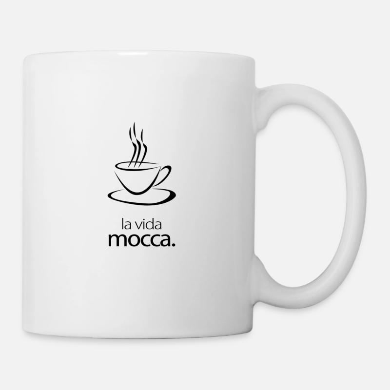 la vida mocca. - Mug blanc - blanc