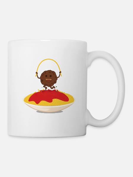 L’heureux boulet de viande - Mug blanc - blanc