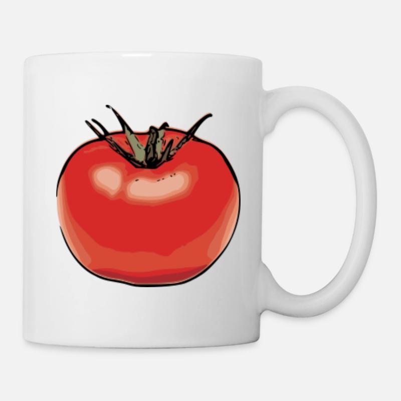 Tomato cartoon - Mug - white