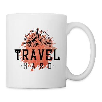 Reisen Kompass - Tasse - Weiß - Rechts