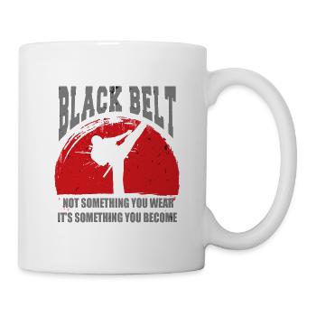 Karate Black Belt Martial Arts Gift - Mug - white - Right