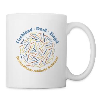 WordCloud (Fischland-Darß-Zingst-Edition) - Mug - white - Right