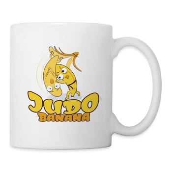 Judo banane - Mug blanc - blanc - Droite