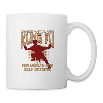 Kung Fu - Tasse - Weiß - Rechts