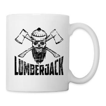 Bûcheron Förster Forstwirt Axt - Mug blanc - blanc - Droite