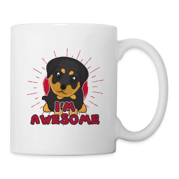 rottweiler - Mug blanc - blanc - Droite