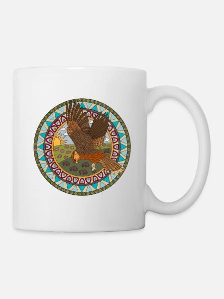 Faucon du zodiaque indien - Mug blanc - blanc
