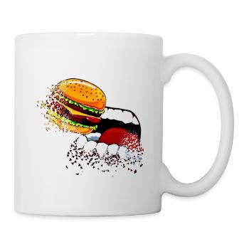 Burger - Mug blanc - blanc - Droite