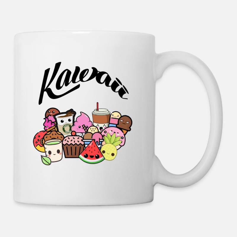 Kawaii - Süssigkeiten - Tasse - Weiß