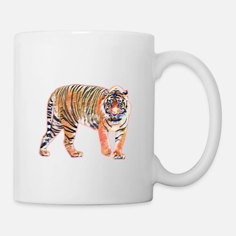 tiger - Mug - white