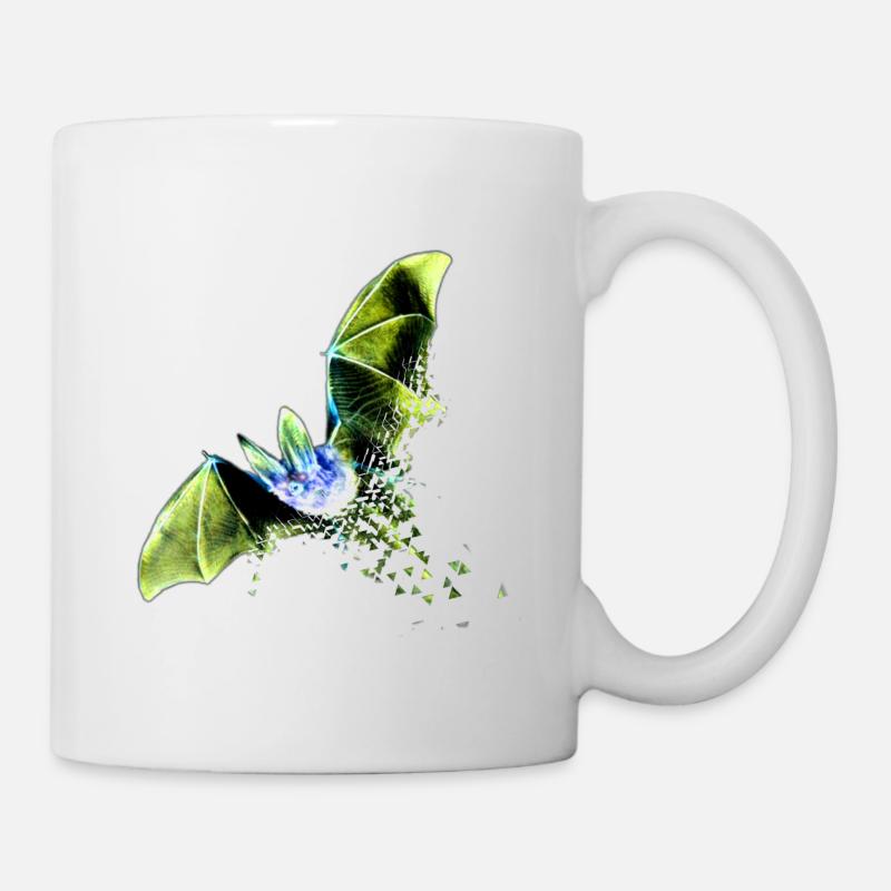 Fledermaus - Tasse - Weiß