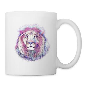 Lion - Mug blanc - blanc - Droite