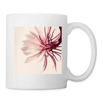 Minimalist flower watercolor beige - Mug - white - Right