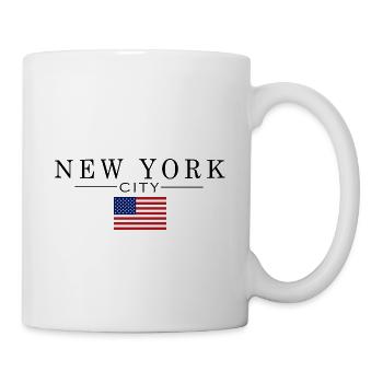 New York City - NY - NYC - new york city - Amerika - Tasse - Weiß - Rechts
