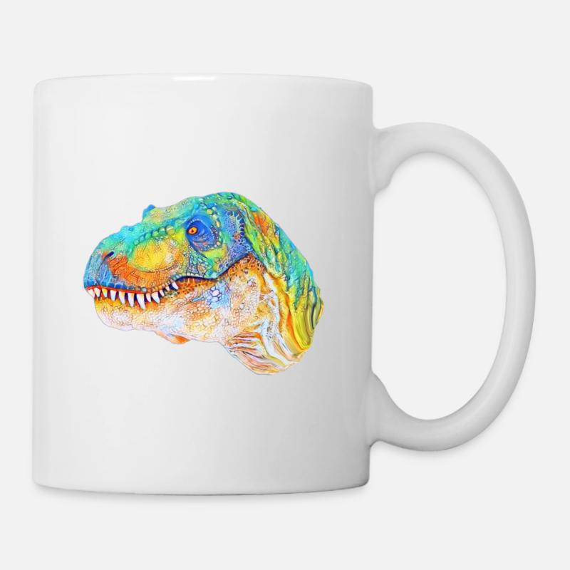 T-Rex - Tasse - Weiß