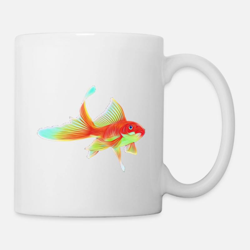 Goldfisch - Tasse - Weiß