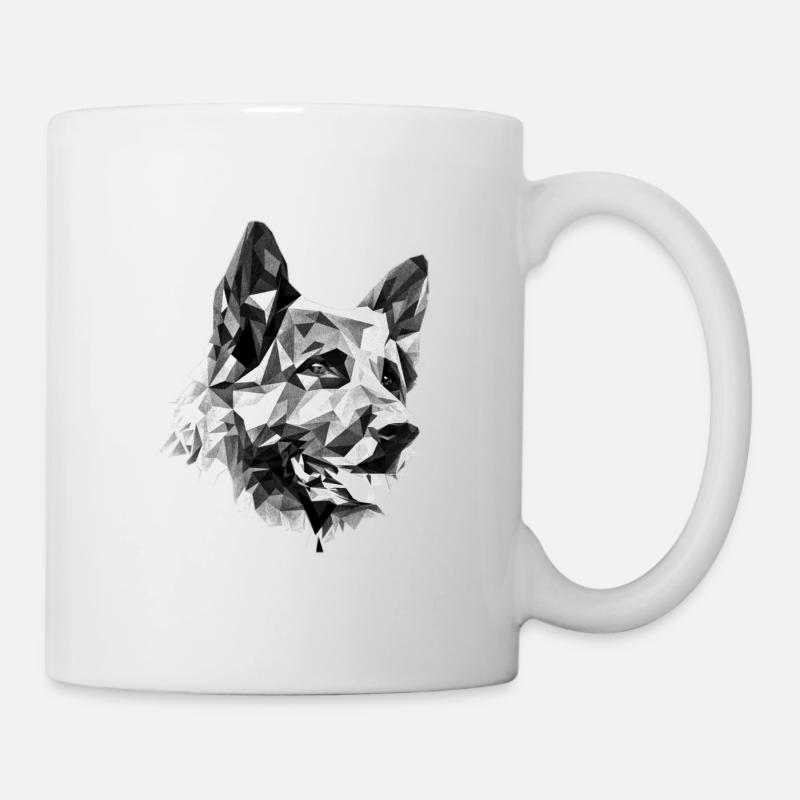 Berger allemand - Mug blanc - blanc