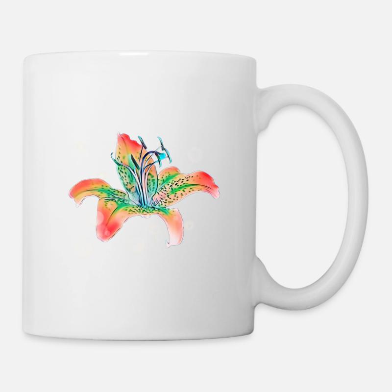 Orchidee - Tasse - Weiß
