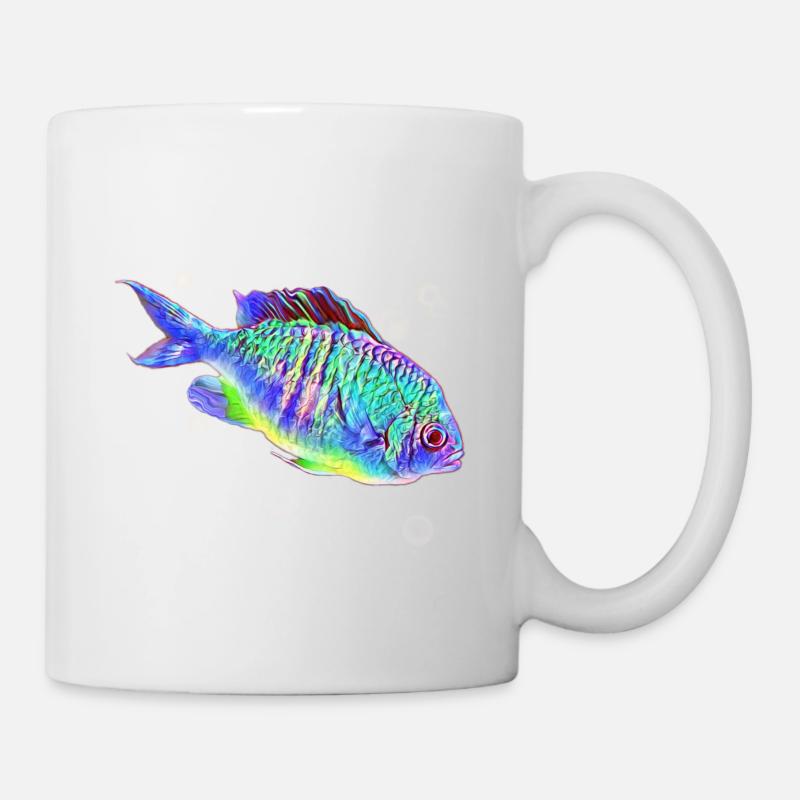 Poisson - Mug blanc - blanc