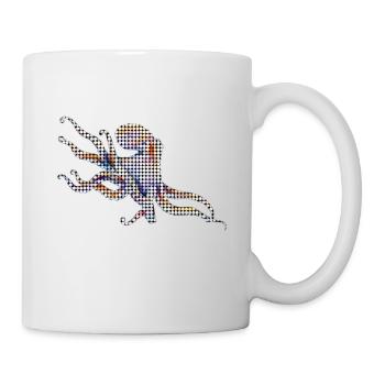 Oktopus - Tasse - Weiß - Rechts