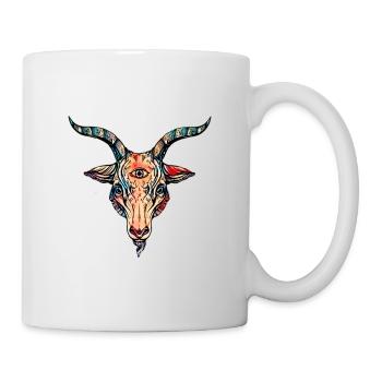 Ziege - Tasse - Weiß - Rechts