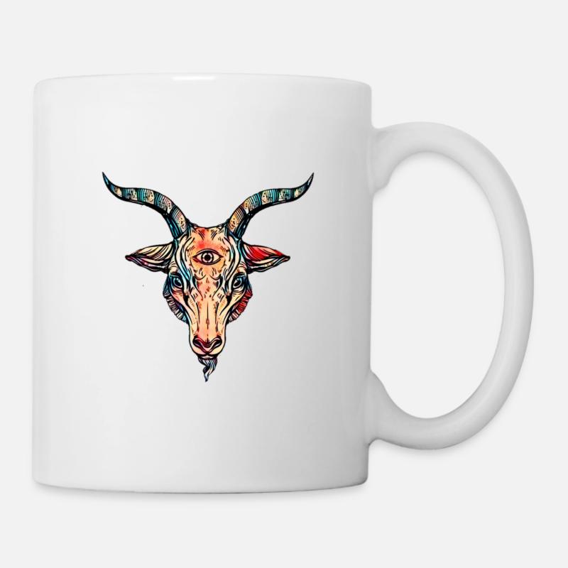 Chèvre - Mug blanc - blanc