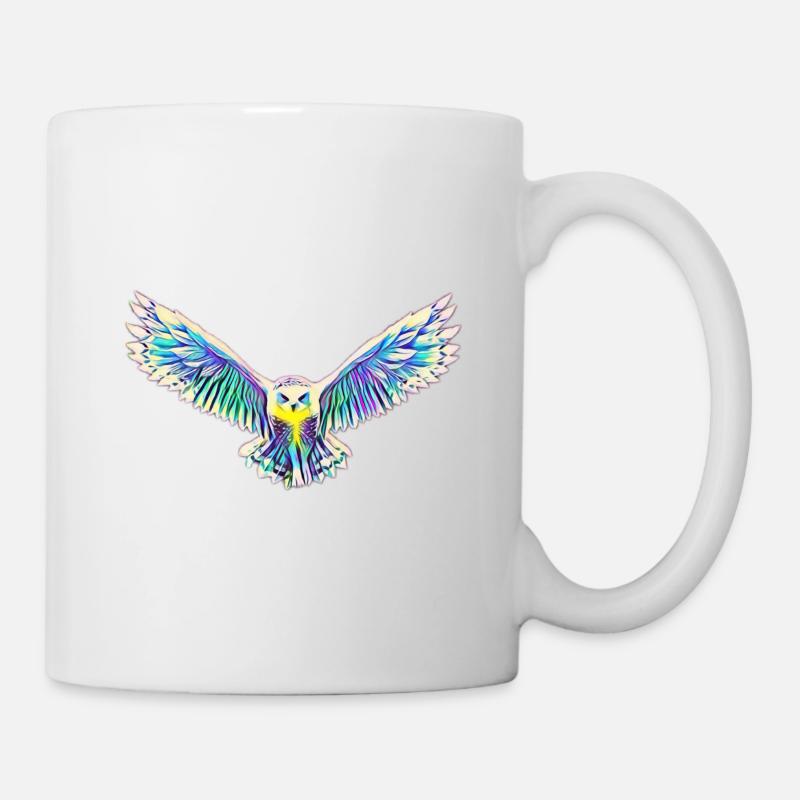 Eule - Tasse - Weiß
