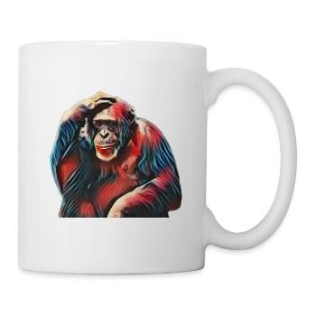 Singe - Mug blanc - blanc - Droite