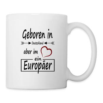 Europa - Tasse - Weiß - Rechts