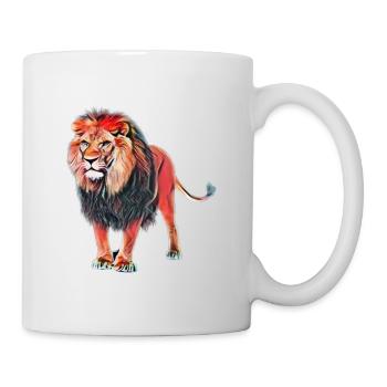 Lion - Mug blanc - blanc - Droite