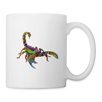 Skorpion - Tasse - Weiß - Rechts