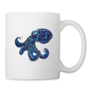 Oktopus - Tasse - Weiß - Rechts