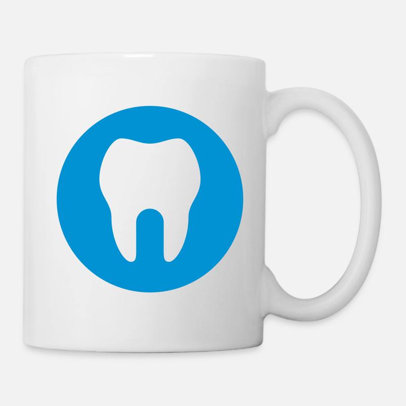 Zahn - Tasse - Weiß