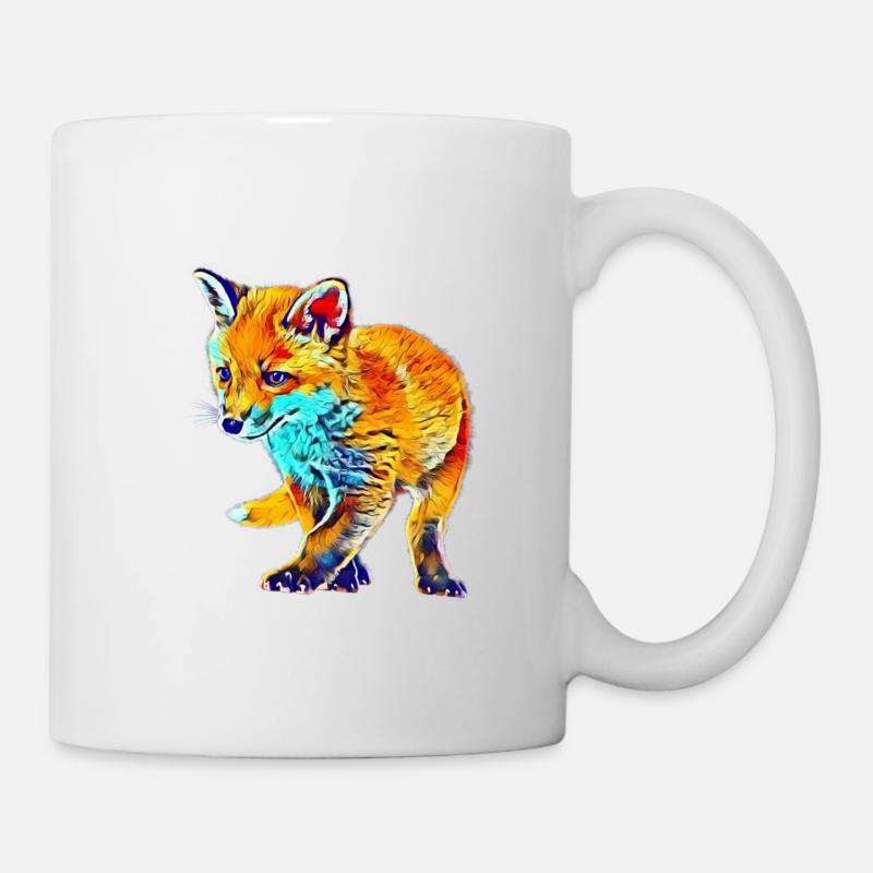 Fuchs - Tasse - Weiß