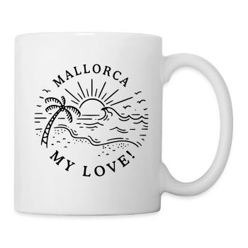 Mallorca - My Love! - Tasse - Weiß - Rechts