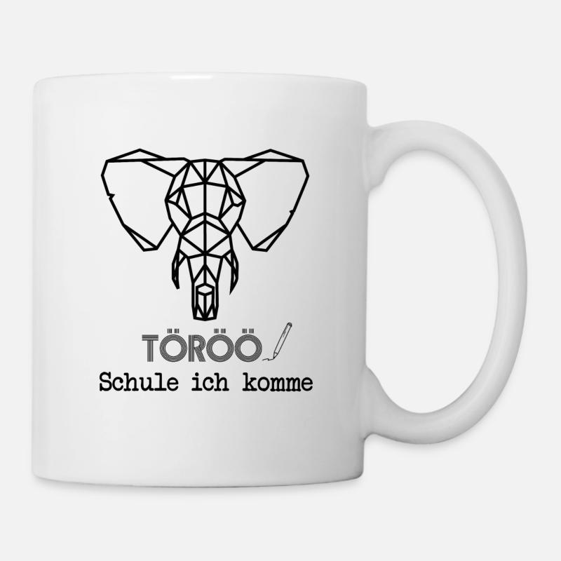 Schule ich komme! Töröö - Tasse - Weiß