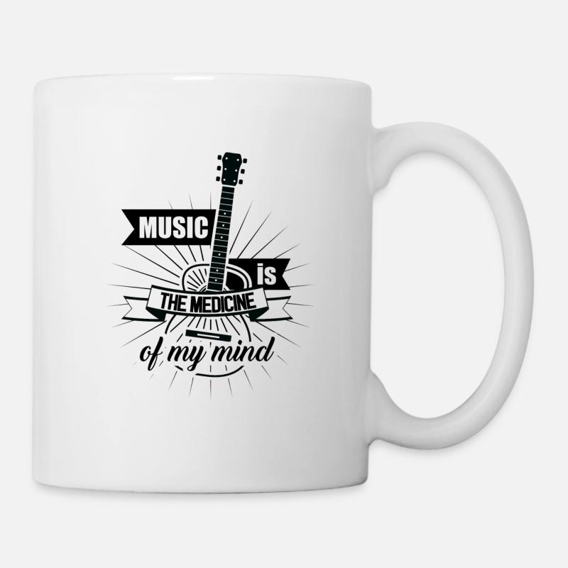 Tshirt Fans De Musique - Mug blanc - blanc