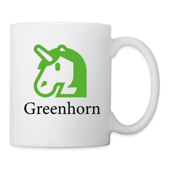 greenhorn - Tasse - Weiß - Rechts