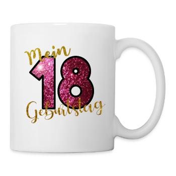 Anniversaire de mon 18e anniversaire - Sweet 18 - Mug blanc - blanc - Droite