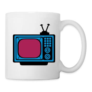 tv tv tv screen 1 5 - Mug - white - Right