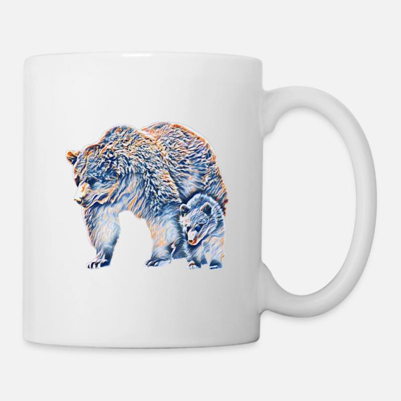 Ours - Mug blanc - blanc