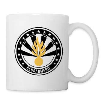 Gendarme / Gendarmerie - Mug blanc - blanc - Droite