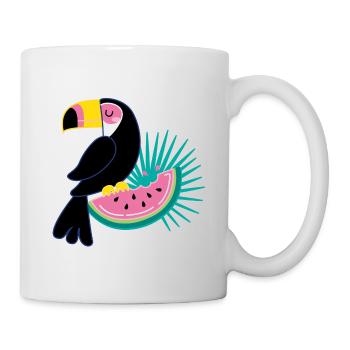 Tukan &Melon - Mug blanc - blanc - Droite
