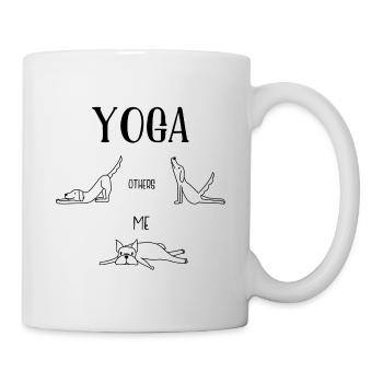 Yoga dog - Mug - white - Right