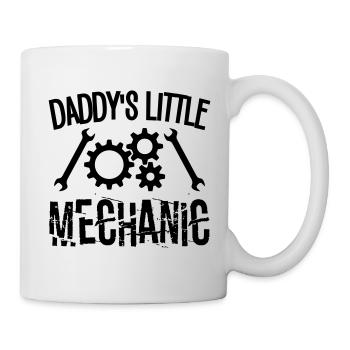 Daddy Little Mechanic - Tasse - Weiß - Rechts