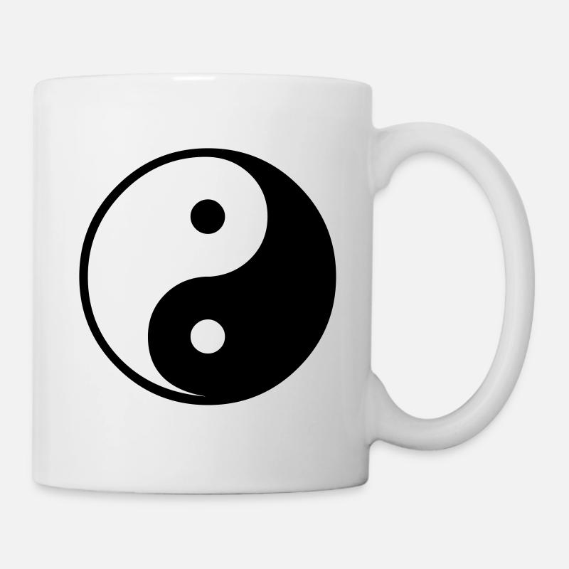 Yin und Yang - Tasse - Weiß