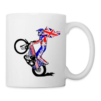 Speedway Driver - United Kingdom - Tasse - Weiß - Rechts